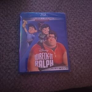 Disney Wreck-It Ralph Blu-ray with Red and Blue Cover